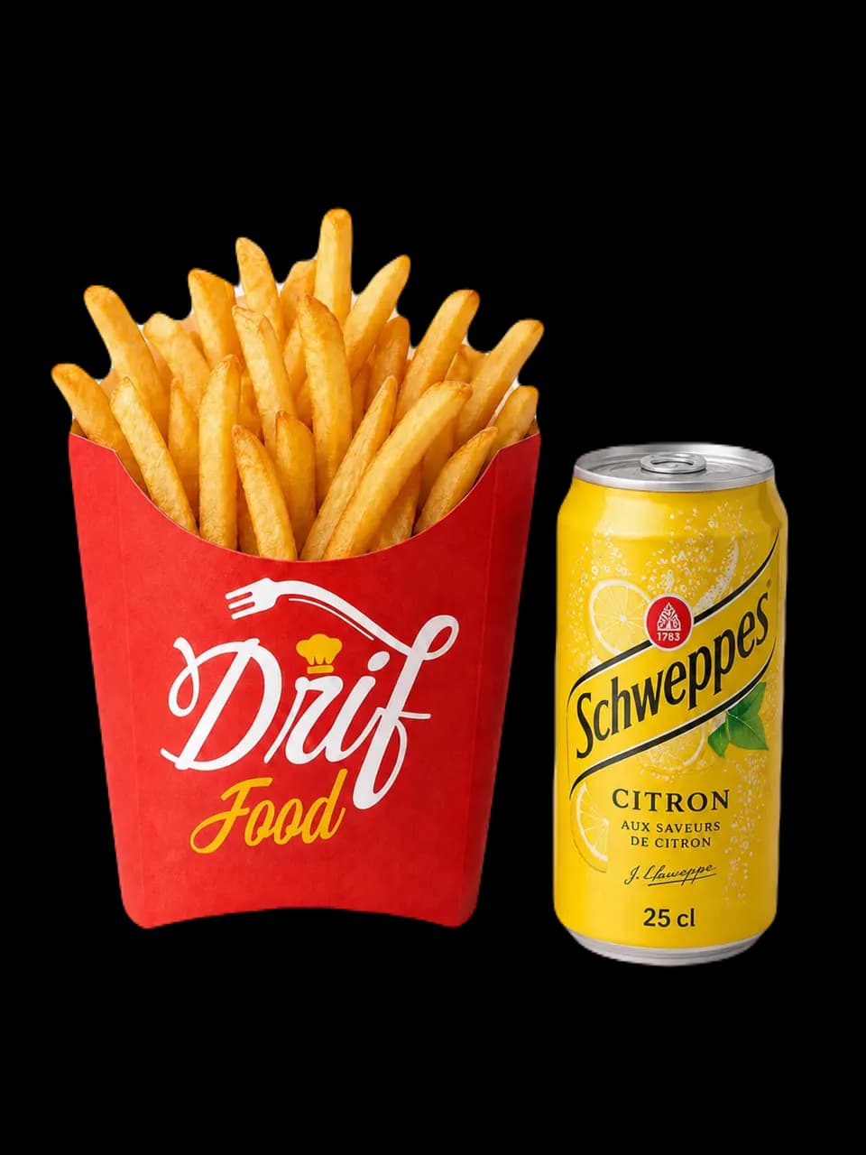Menu (Frite + Schweppes 25cl)